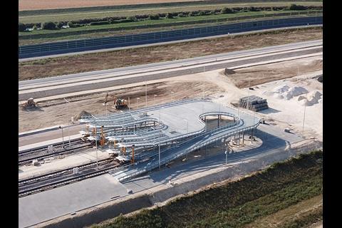 ŽSR has opened a public intermodal freight terminal at Lužianky in near Nitra to serve the Jaguar Land Rover car factory.